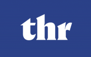 Logo of The Hopkins Review featuring the letters "thr" in white against a blue background.