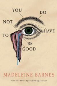 Cover of You Do Not Have to Be Good, featuring a medical diagram of a human eye and tearduct.