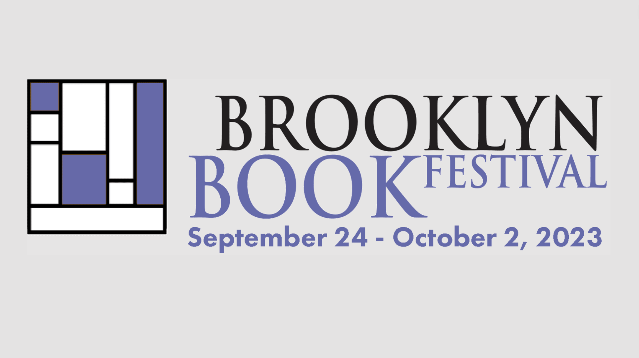 Brooklyn Book Festival, September 24 - October 3