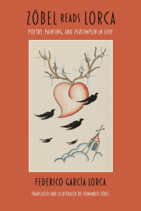 Orange cover with an antlered heart above a church steeple with birds flying across.