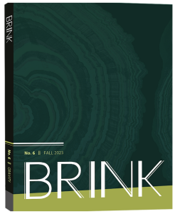 Green cover of Brink Issue 6.