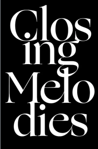Closing Melodies by Rainer J. Hanshe featuring a plain black cover with the title in large white letters.