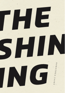 The Shining by Dorothea Lasky featuring a textured beige cover with the title in large black print.