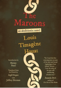 Cover of The Maroons featuring a white broken chain on a gray background.