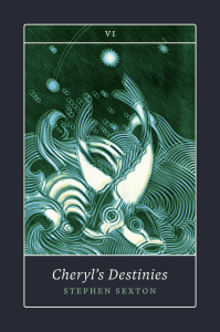 Tarot card–like cover of Cheryl's Destinies by Stephen Sexton