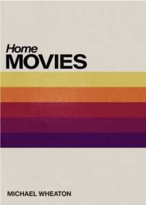 Cover of Home Movies with a gradient of red to yellow bars.