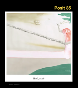 Cover of Posit 35 featuring an illustration of a foot tied with a rope.