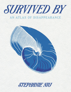 Cover of Survived By featuring a blue shell.
