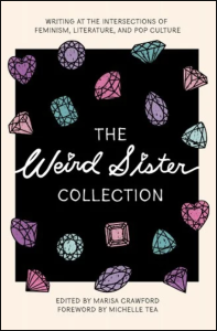 Cover of the Weird Sister Collection with illustrated gemstones on a black and cream field.