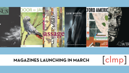 Featured image with magazine covers on a blue background and text reading Magazines Launching in March.