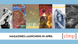 Featured image with covers of magazine issues launching in April.