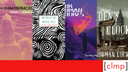 A red and white graphic featuring 4 book covers from the Books Launching in July 2025 roundup.