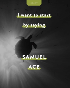 Cover of I want to start by saying