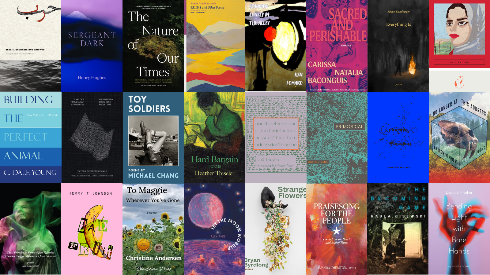 Poetry of 2025 - Community of Literary Magazines and Presses, image size:1600x900